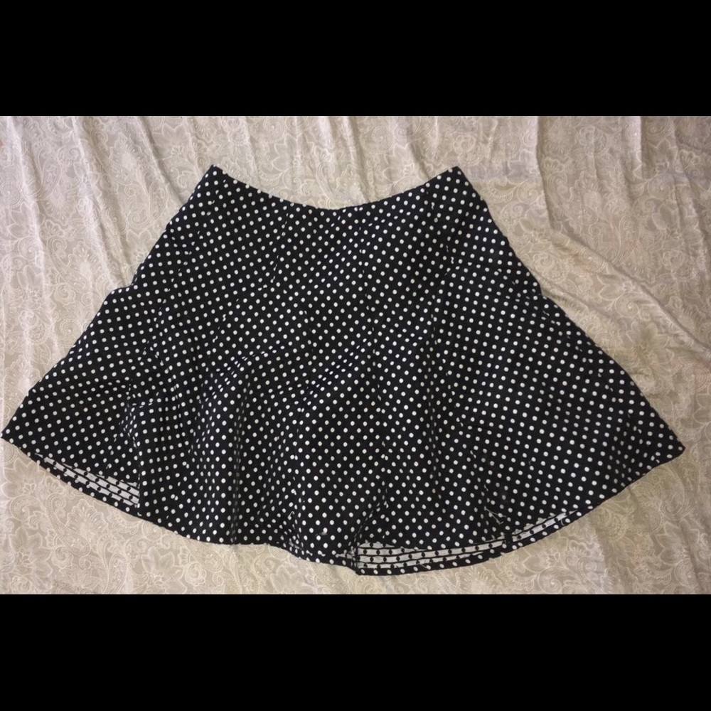 Polka dotted skirt